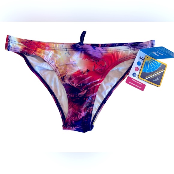 ARENA womens swimming training bikini swim bottom drawstring front size 36 NWT - Picture 1 of 7